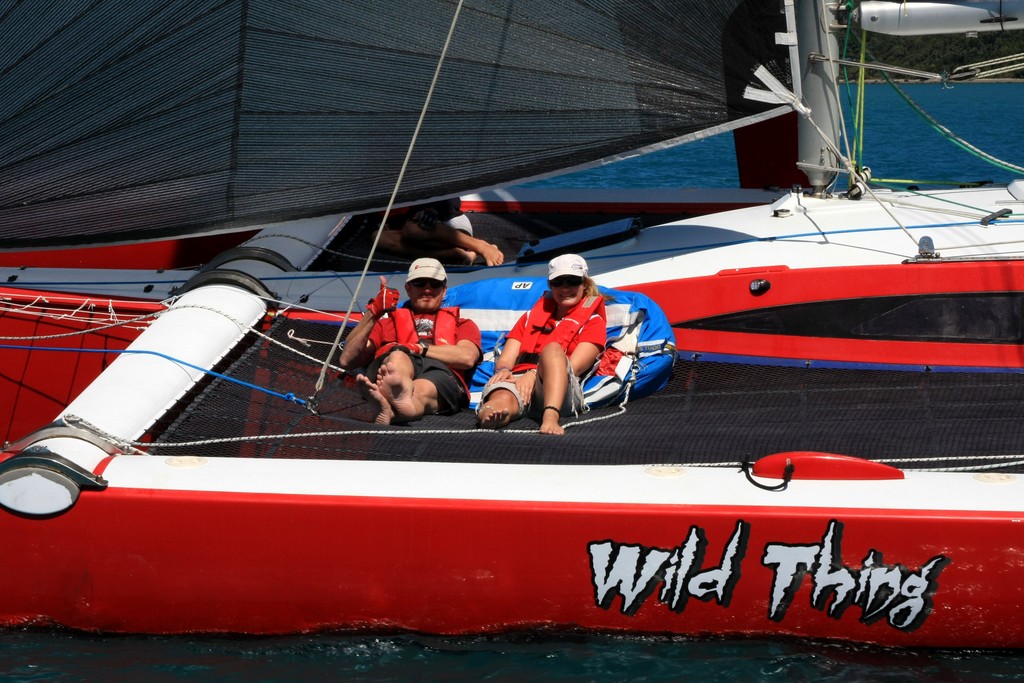 Wild Thing Relaxation © Airlie Beach Race Week media 2012